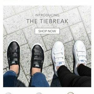 keds tiebreak leather sneakers